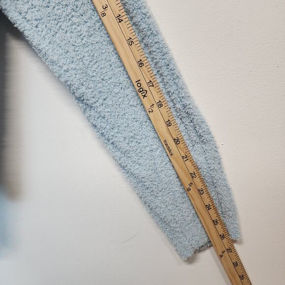 Altar'd State Cozy Soft Hooded Pullover Sweater Size M Light Blue Intimates Boxy - Picture 6 of 9